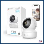 EZVIZ C6N 1080p Indoor Pan/Tilt WiFi Security Camera, 360° Coverage, Auto Motion Tracking,