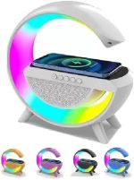 Smart G Shaped  5 in1 Wireless Bluetooth Speaker and Charger RGB Colorful Atmosphere Lights - Image 3