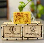 Hand Made Saffron Goat Milk Bar Soap 1 pcs-100g